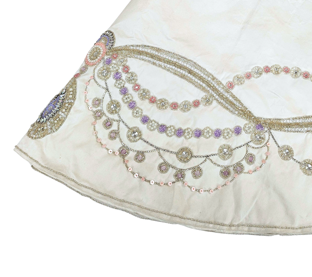 Sample: Sofia Tree Skirt in White, Lilac & Pink