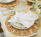 Bloom Napkin in White, Set of 4