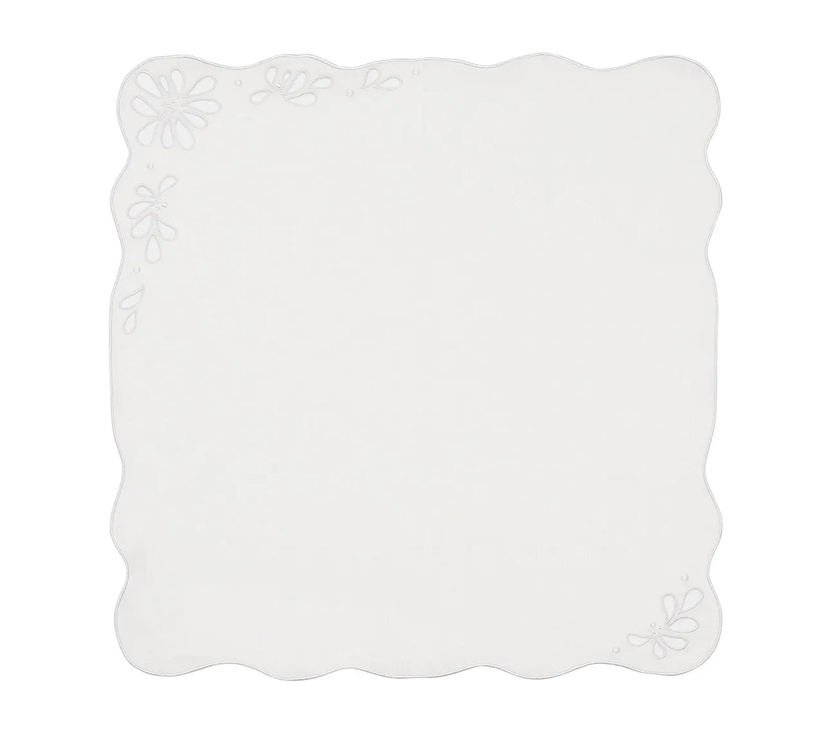 Bloom Napkin in White, Set of 4