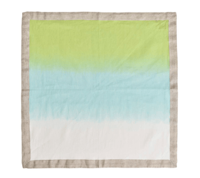 Dip Dye Napkins in Cool Tones, Set of 4