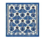 Sample: Botanica Napkin in Ivory & Navy
