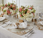Bramble Placemat in Ivory, Natural & Gold, Set of 2