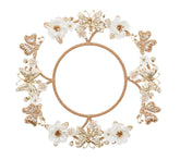 Kim Seybert, Inc.Papillon Charger in Ivory & Gold, Set of 2Placemats