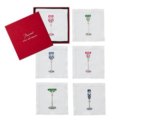 Kim Seybert, Inc.Tsar Cocktail Napkin in Multi, Set of 6 in a Gift BoxCocktail Napkins