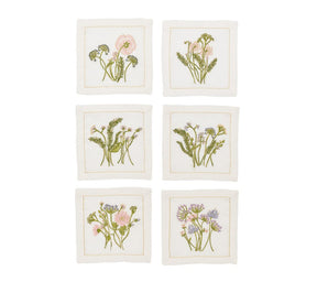 Kim Seybert, Inc.Meadow Cocktail Napkins in Multi, Set of 6 in Gift BoxCocktail Napkins