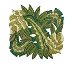 Calypso Placemat in Green & Gold, Set of 2