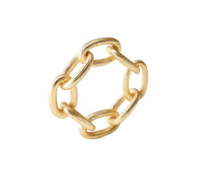 Chain Link Napkin Rings, Set of 4