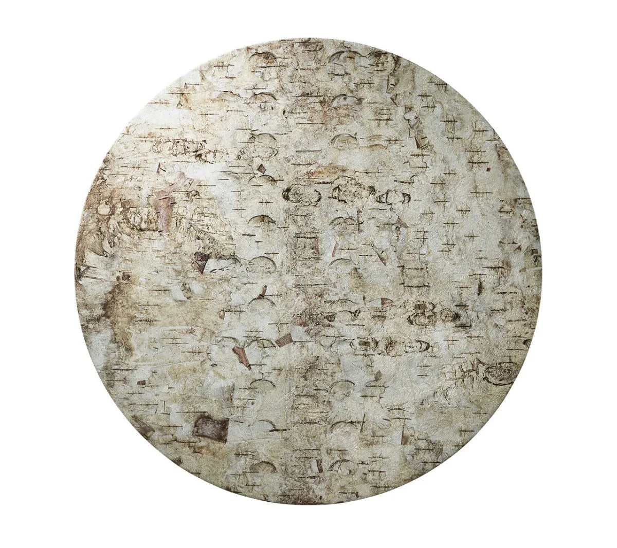 Chalet Placemat in Natural & Silver, Set of 4