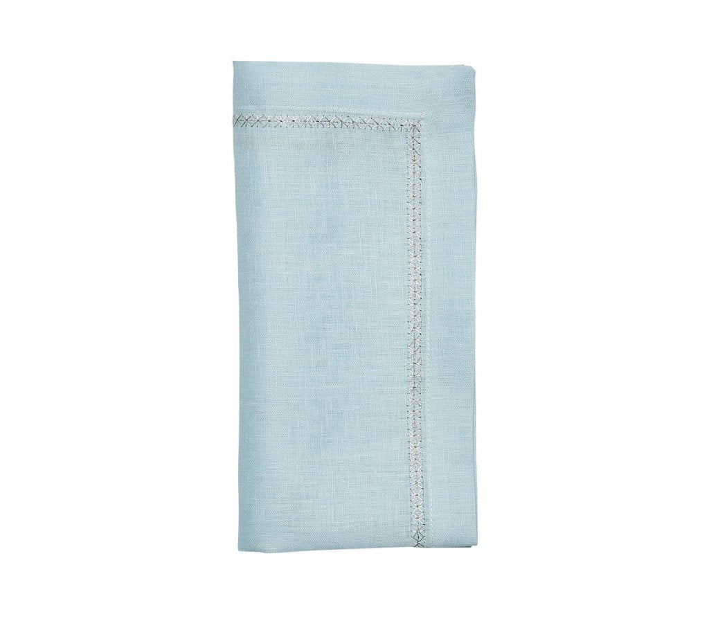 Classic Napkins in Blues, Set of 4