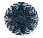Sample: Fleur Placemat in Navy & Black