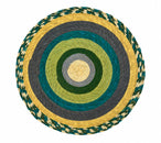 Sample: Orb Placemat in Turquoise, Slate & Green