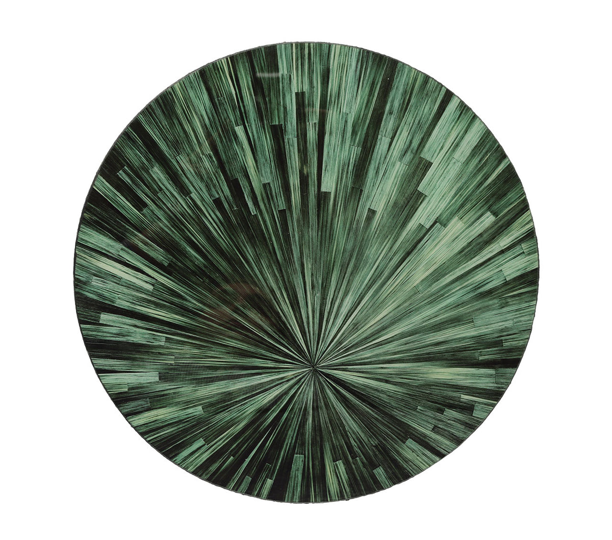 Sample: Wood Orbit Placemat in Green