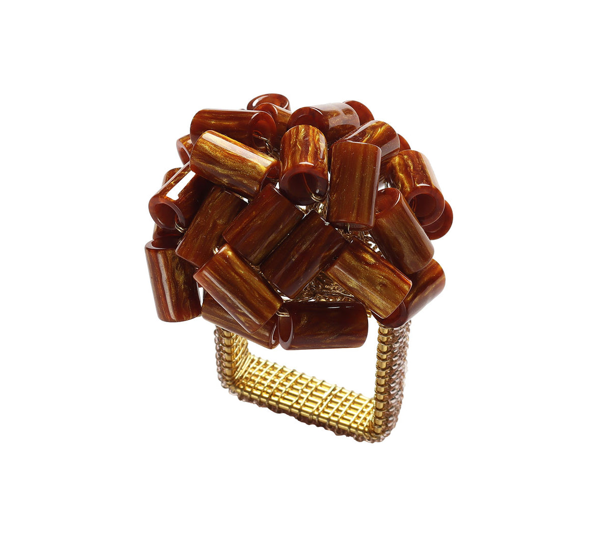 Sample: Trinket Napkin Ring in Brown