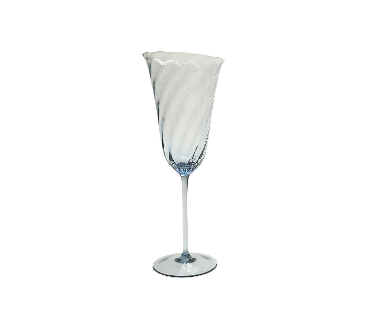 Sample: Swirl Wine Glass in Cobalt