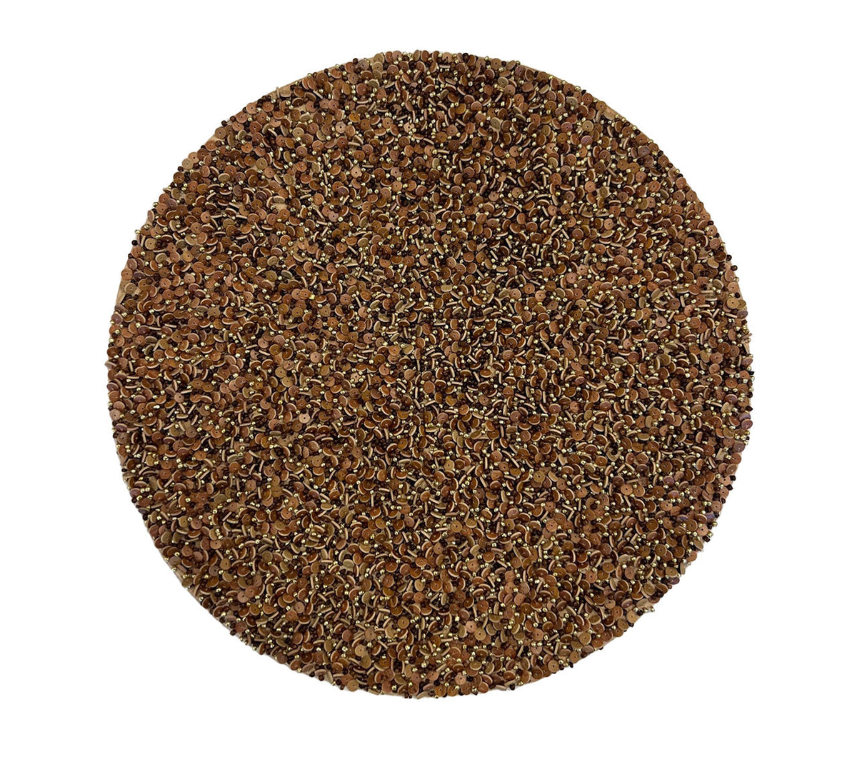 Sample: Buttons Placemat in Brown