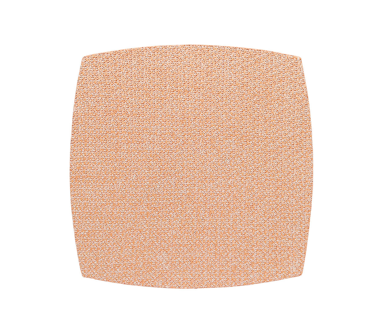 Sample: Knit Placemat in Orange