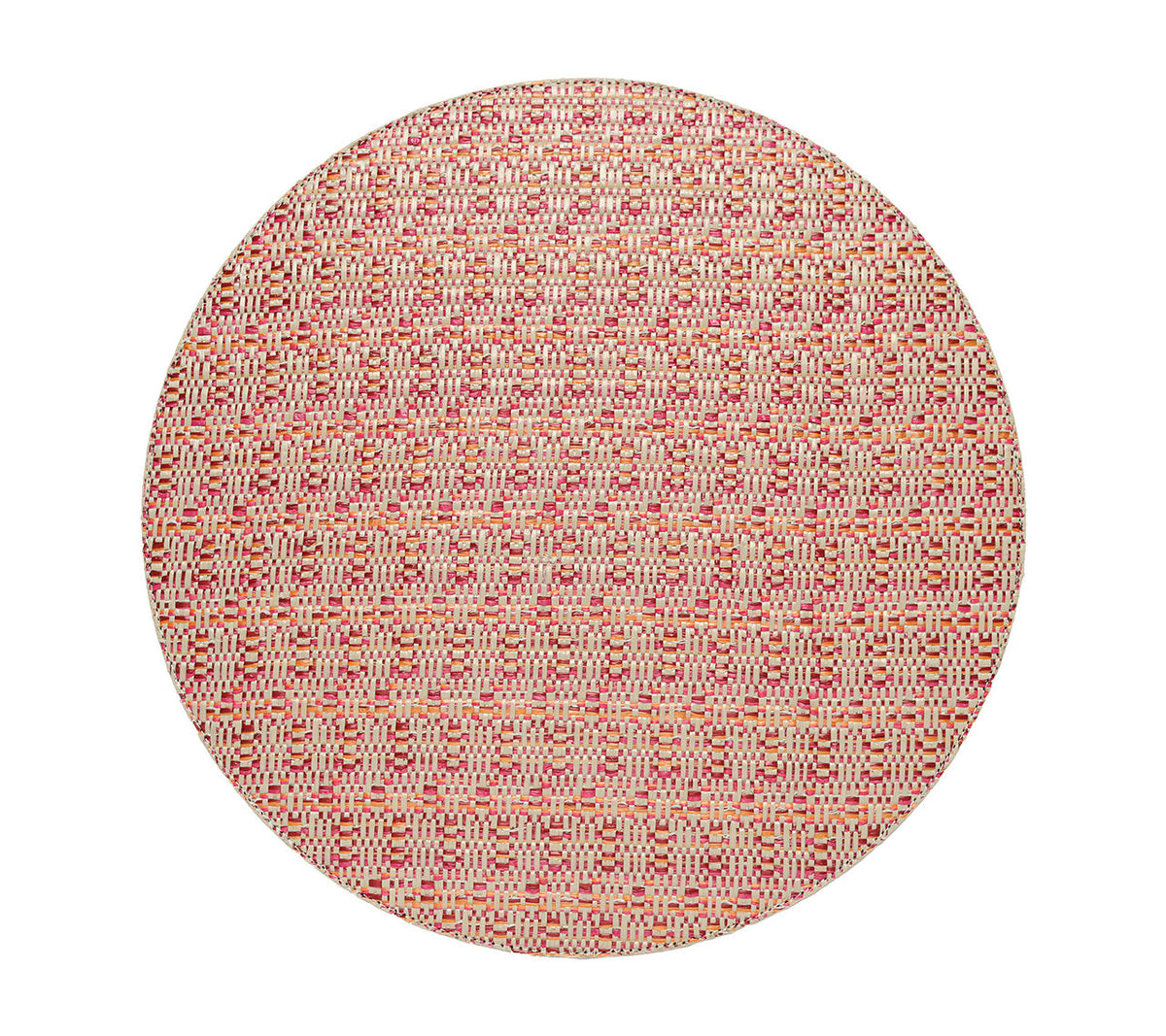 Sample: Liora Placemat in Orange, Fuchsia & Natural