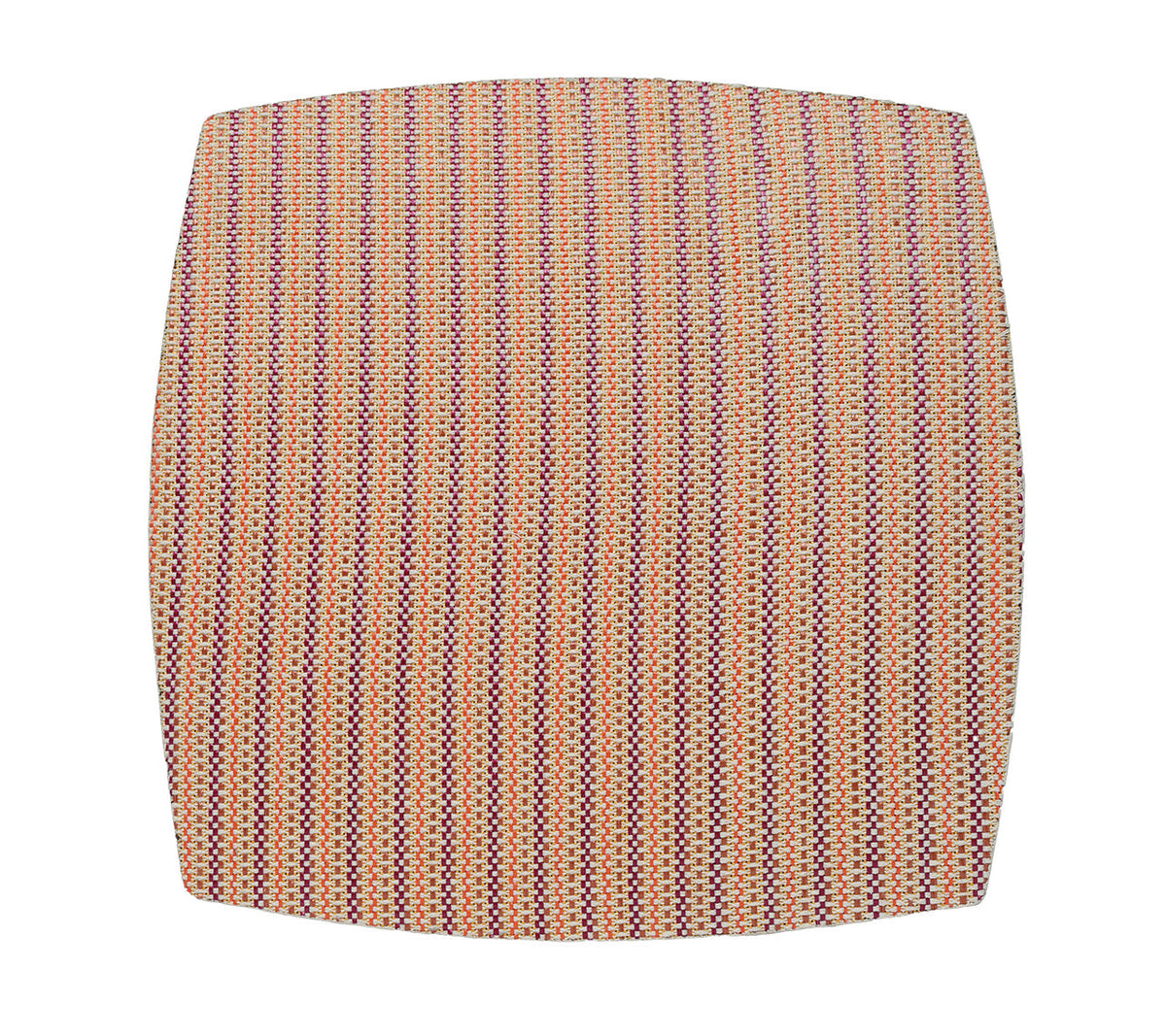 Sample: Square Party Placemat in Orange, Magenta & Yellow