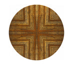 Sample: Kuba Placemat in Gold & Copper
