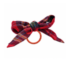 Sample: Tartan Bow Napkin Ring in Red & Multi