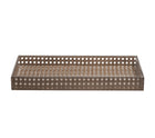 Reed Vanity Tray in Brown, 14.5"L x 7.5"W