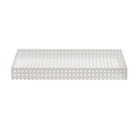 Reed Vanity Tray in White 14.5" X 7.5"