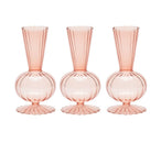 Kim Seybert, Inc.Tess Bud Vase in Blush, Set of 3 in a BoxHome Decor
