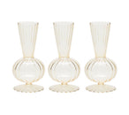 Kim Seybert, Inc.Tess Bud Vase in Champagne, Set of 3 in a BoxHome Decor
