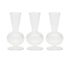 Kim Seybert, Inc.Tess Bud Vase in Clear, Set of 3 in a BoxHome Decor