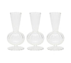 Kim Seybert, Inc.Tess Bud Vase in Clear, Set of 3 in a BoxHome Decor