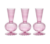 Kim Seybert, Inc.Tess Bud Vase in Lavender, Set of 3 in a BoxHome Decor