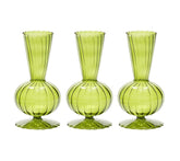 Kim Seybert, Inc.Tess Bud Vase in Olive, Set of 3 in a BoxHome Decor