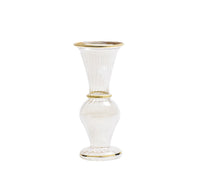 Kim Seybert Luxury Trumpet Bud Vase in Clear