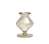 Scallop Bud Vase in Smoke