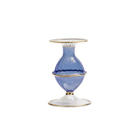 Blossom Candle Holder in Blue