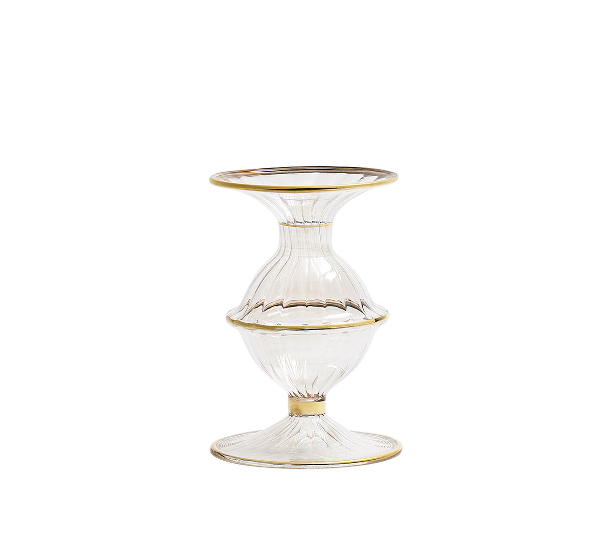 Kim Seybert Luxury Blossom Candle Holder in Clear