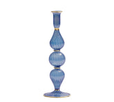 Ripple Candle Holder in Blue