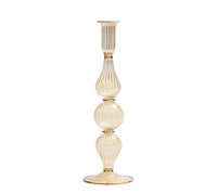 Ripple Candle Holder in Champagne