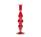 Ripple Candle Holder in Ruby