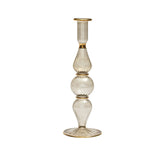 Ripple Candle Holder in Smoke