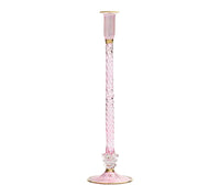 Braid Candle Holder in Pink