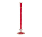 Braid Candle Holder in Ruby