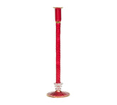 Braid Candle Holder in Ruby