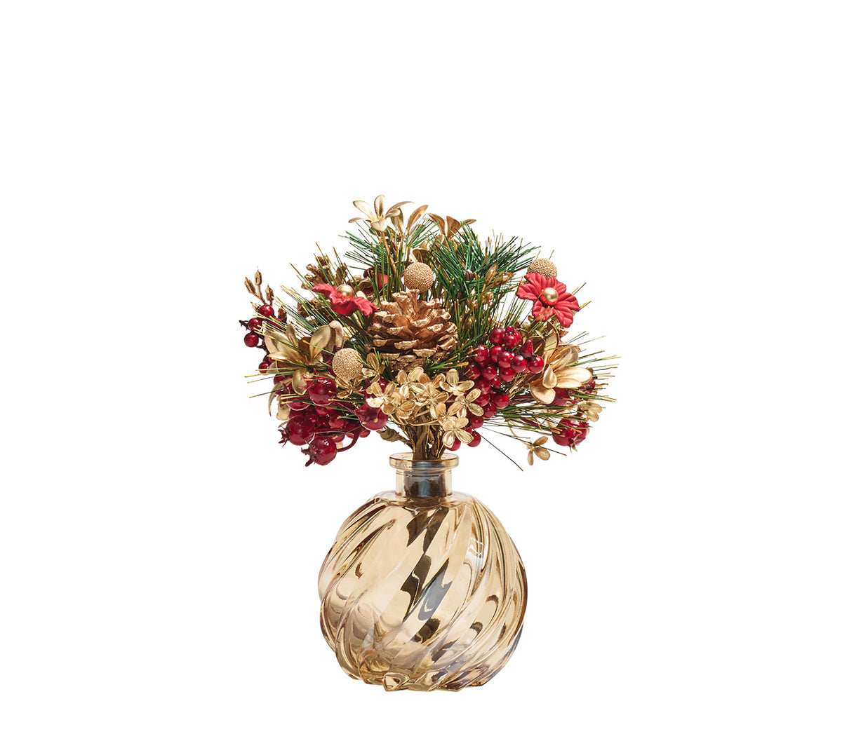 Aliceさま売約済み　簪〈Bouquet・大人のXmasポインセチア・盛り〉 Aliceさま売約済み 簪〈Bouquet・大人のXmasポインセチア・盛り〉