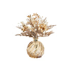 Gilded Spray Floral Bouquet, 9"