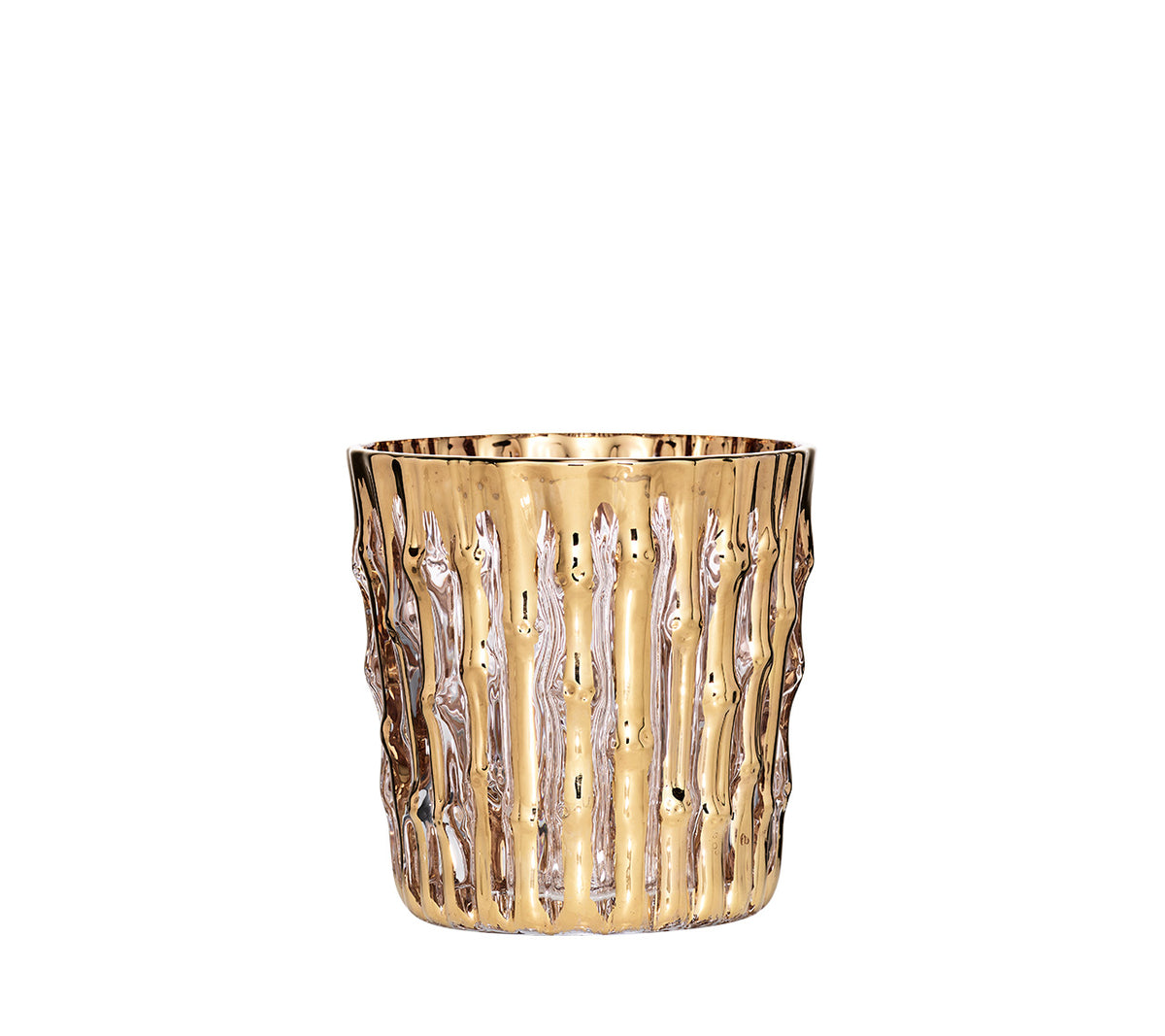 Bamboo Tumbler in Gold, Set of 4