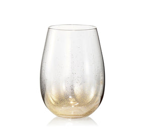 Kim Seybert, Inc.Orion Tumbler Glass in Gold, Set of 4Glassware
