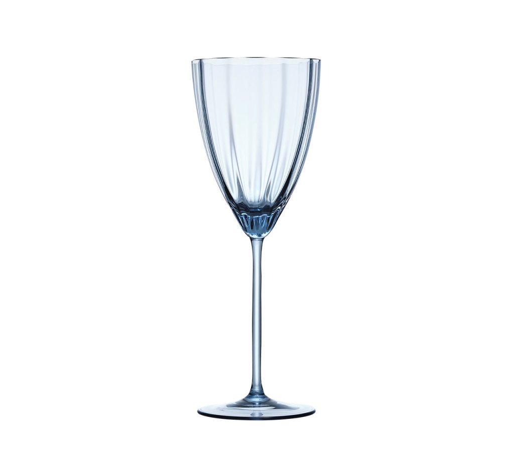 Kim Seybert, Inc.Luna Wine Glass in Sapphire, Set of 4Glassware