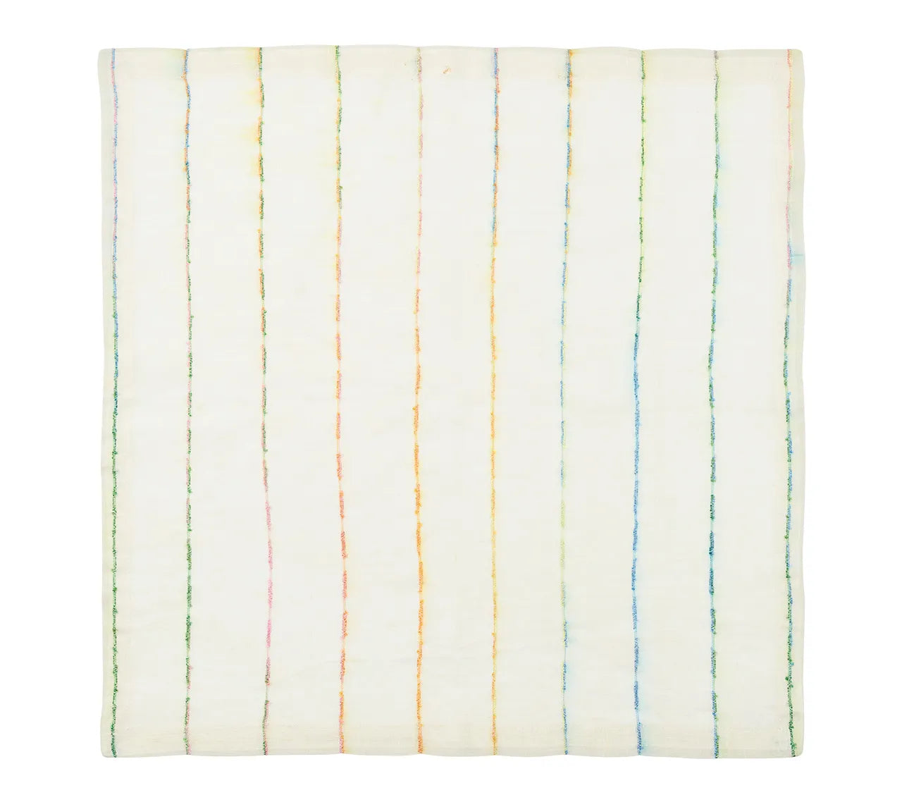 Dash Napkin in White & Multi, Set of 4