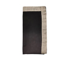 Dip Dye Napkin in Gray & Black, Set of 4